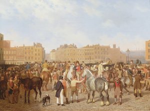 Oude Smithfield Markt, Londen, 1824